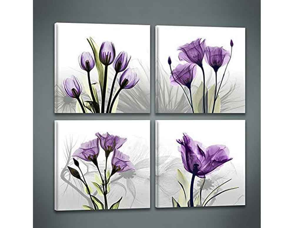 Flower Poster Art Purple Gentian Flowers Albert Koetsier
