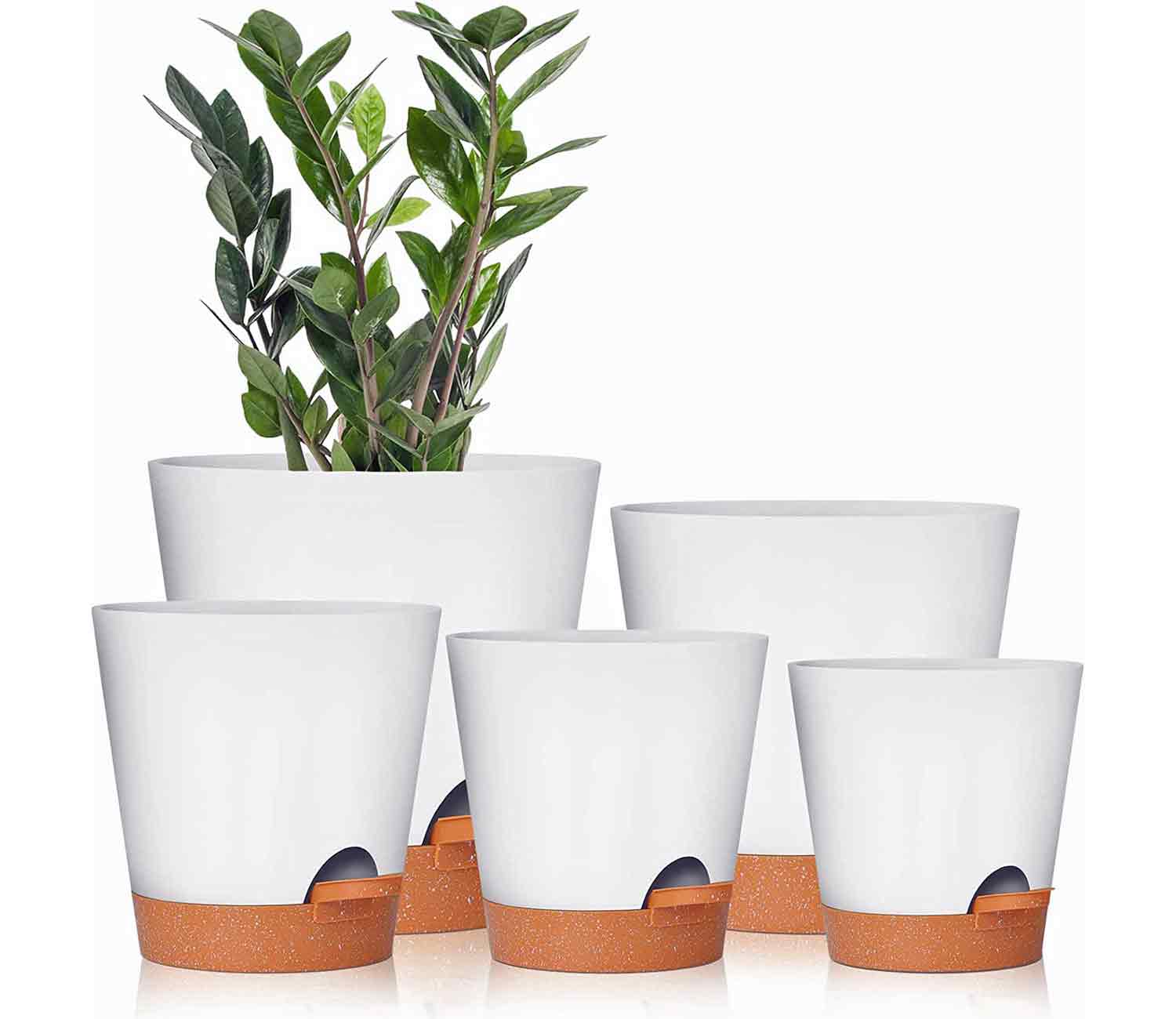 Plastic Planters Set of 8