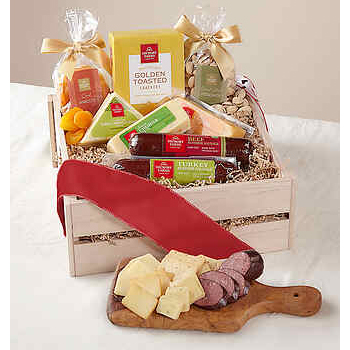 Meat and Cheese Charcuterie Gift Basket - Gift Ideas