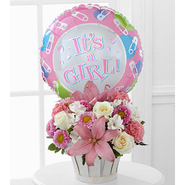 New Baby Girl Welcome Bouquet | Flowers Plants Delivered